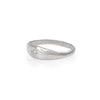 Thumbnail of Chupi - Your North Star Tiny Signet Ring - Solid White Gold