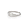 Chupi - Your North Star Tiny Signet Ring - Solid White Gold