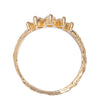 Crown of Hope - 14k Twig Band Marquise Diamond Ring