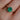 On-body view of Dewlight 1ct Emerald Oval Engagement Ring - 14k Gold Polished Band