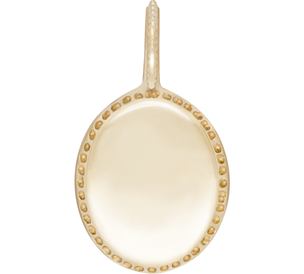 Blank signet pendant