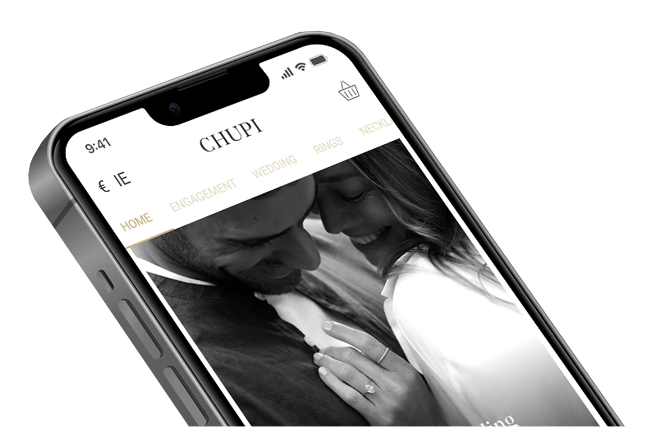 Phone screen showing the Chupi app