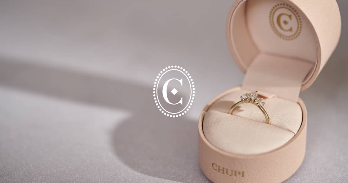 Chupi Solid Gold Initial Letter Star Charm